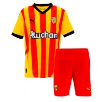 Echipament fotbal RC Lens Tricou Acasa 2024-25 pentru copii maneca scurta (+ Pantaloni scurti)